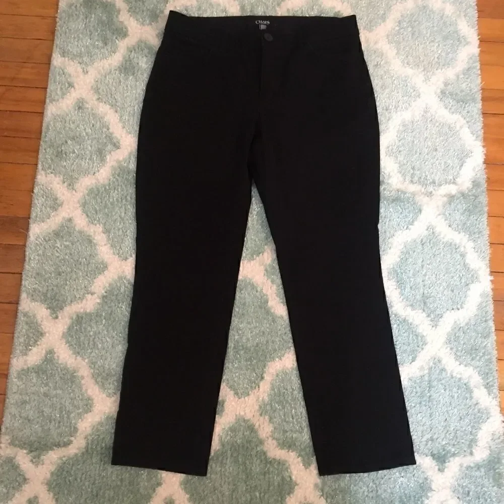 Chaps Triple Black stretch above ankle Straight !